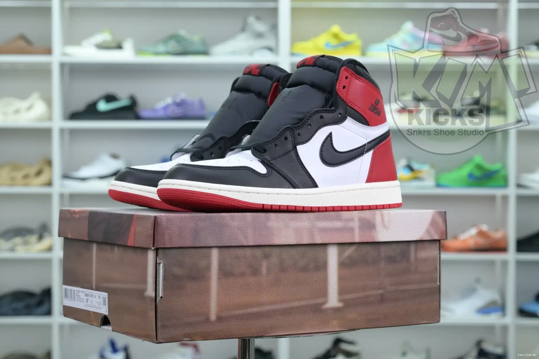 OG“Black Air Kimikick Jordan Toe Jordan 1High Reimagined” 0707